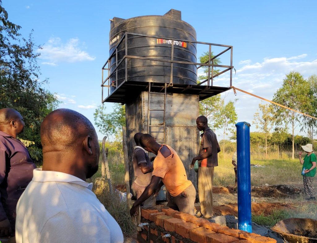 Exciting Progress in Kenya: First Borehole and Water Tower Completed!